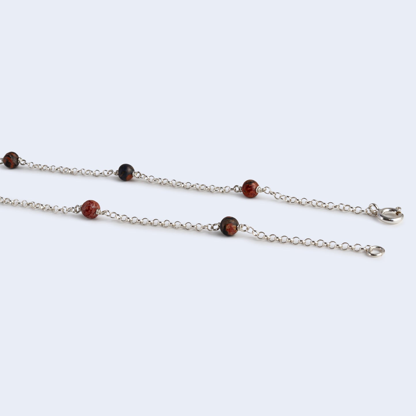 18 inches Sterling silver necklace.
