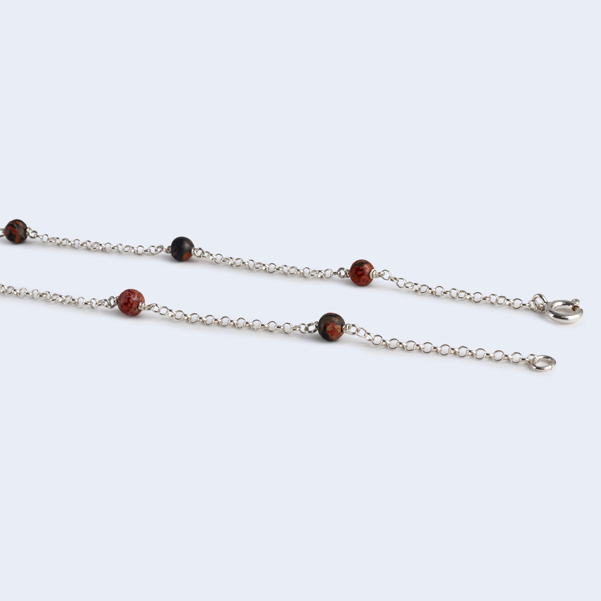 18 inches Sterling silver necklace.