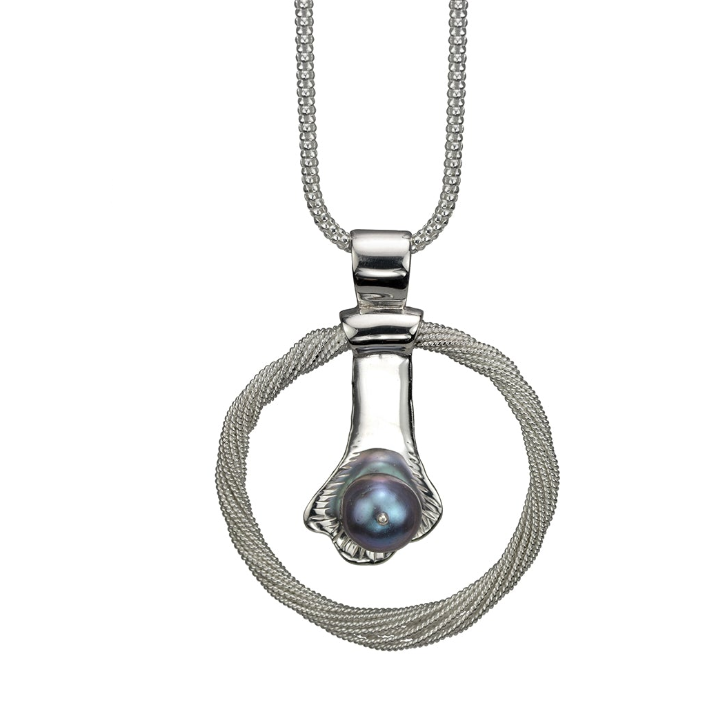 Beneath the Surface Mycelial Pendant