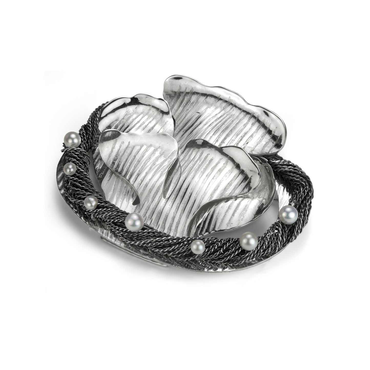 Beneath the Surface Mycelial Brooch