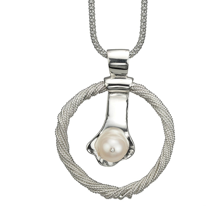Beneath the Surface Mycelial Pendant