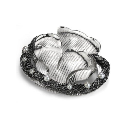 Beneath the Surface Mycelial Brooch