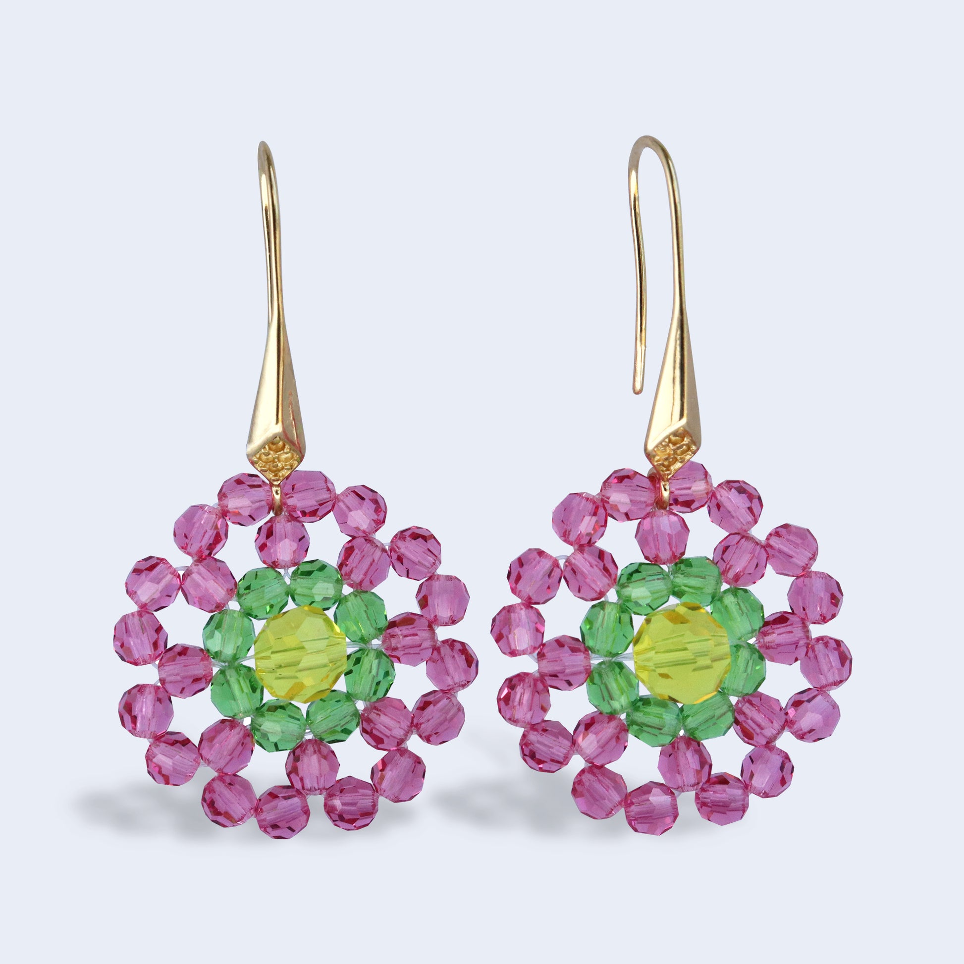 Flower earrings