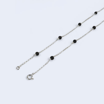 March birthstone necklace