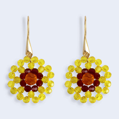 Flower earrings