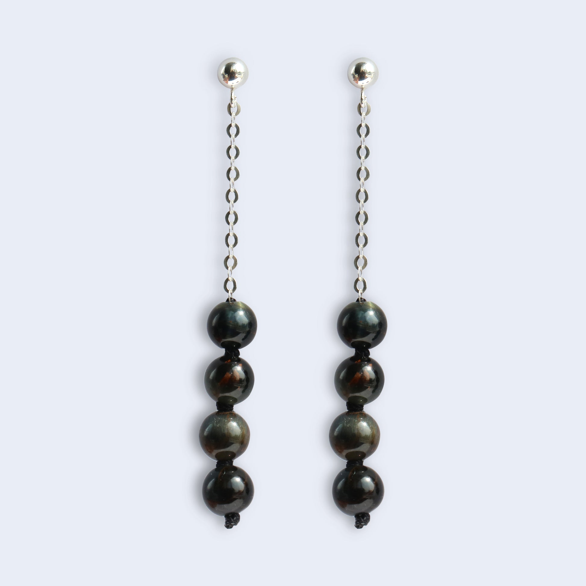 siver dangle earrings